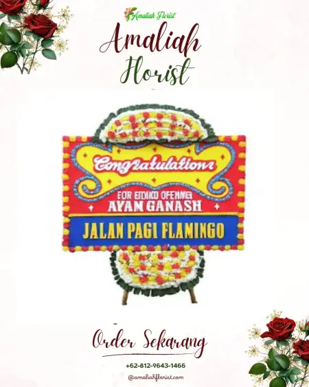 Sewa Papan Bunga Dresiwetan